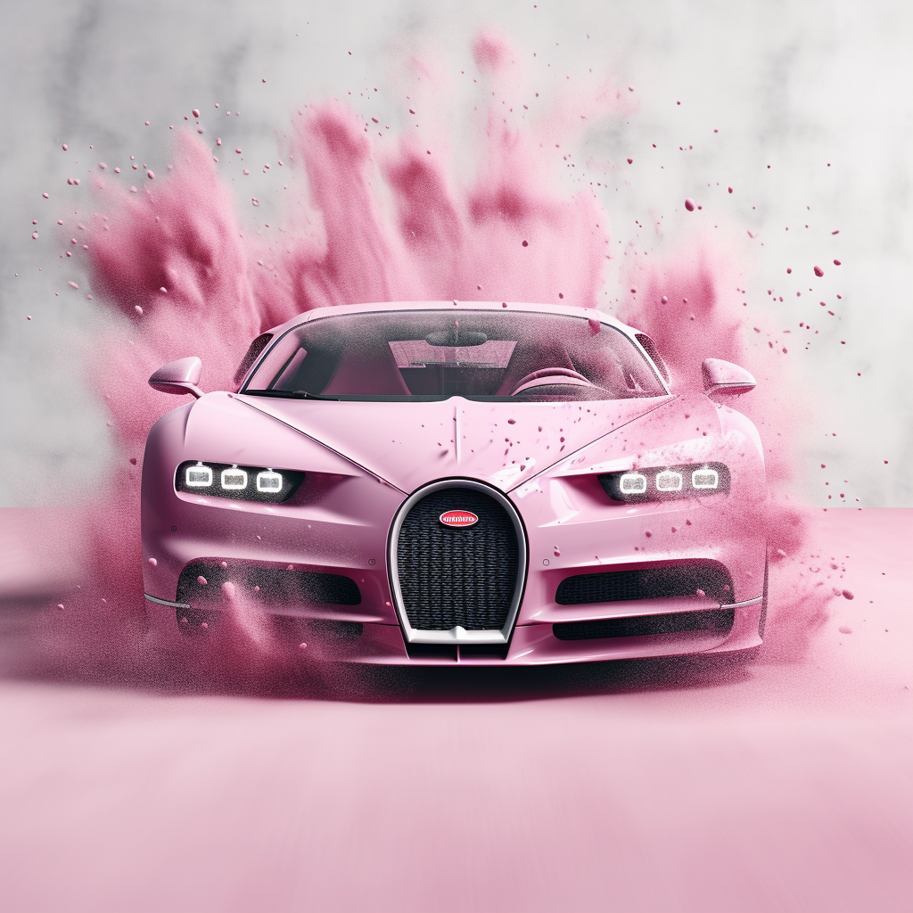 Pink Dust Pink Car Diamond Art Kit