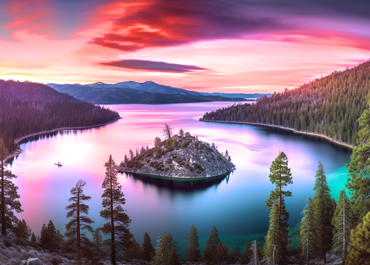 Lake Sunset Diamond Art Kit