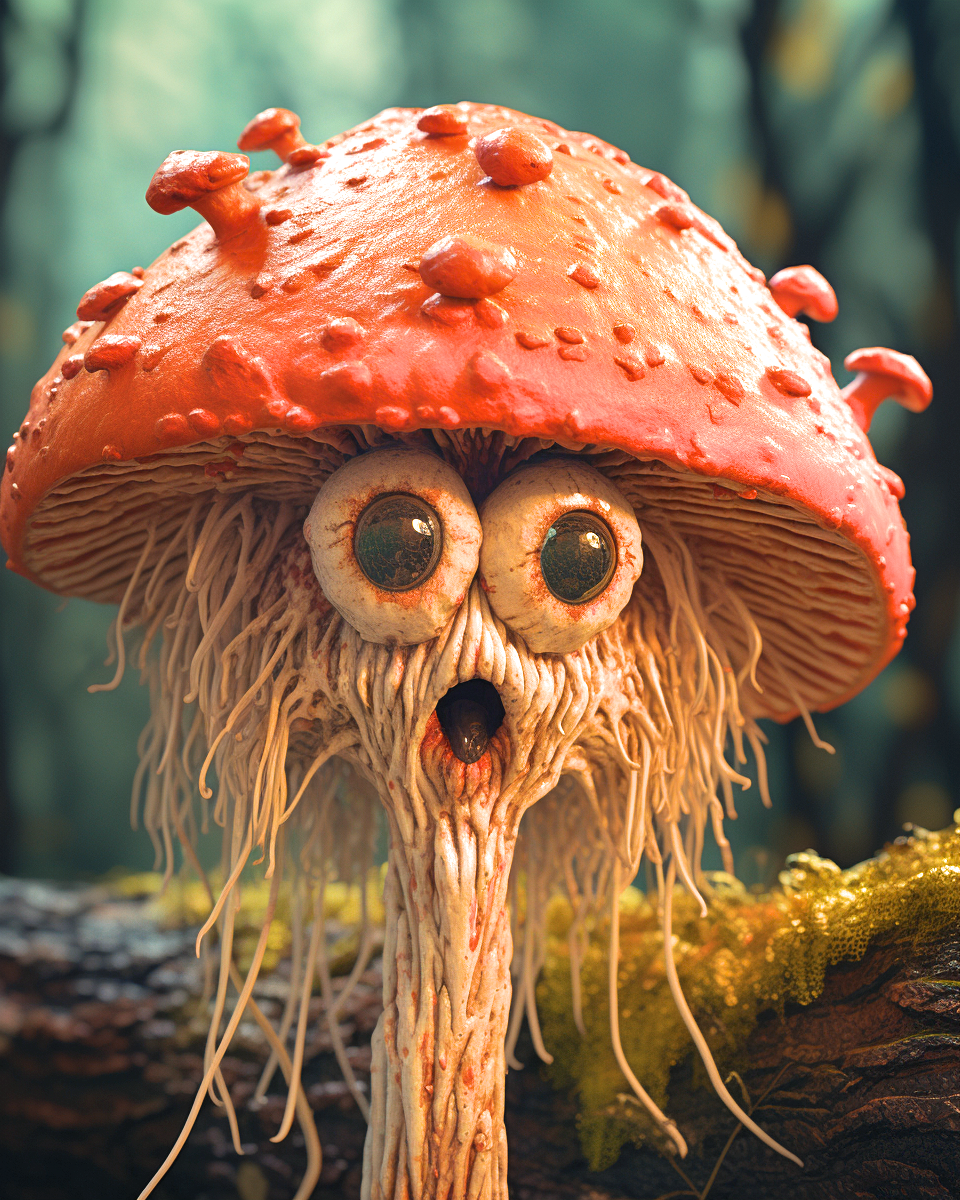 Surprised Mushroom Diamond Art Kit