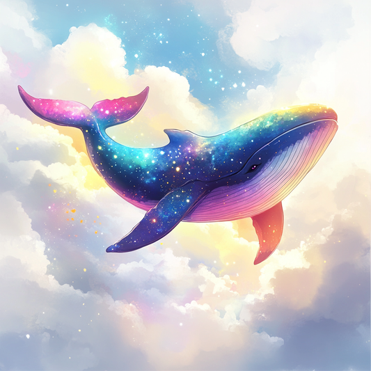 Heavenly Whale Diamond Art Kit