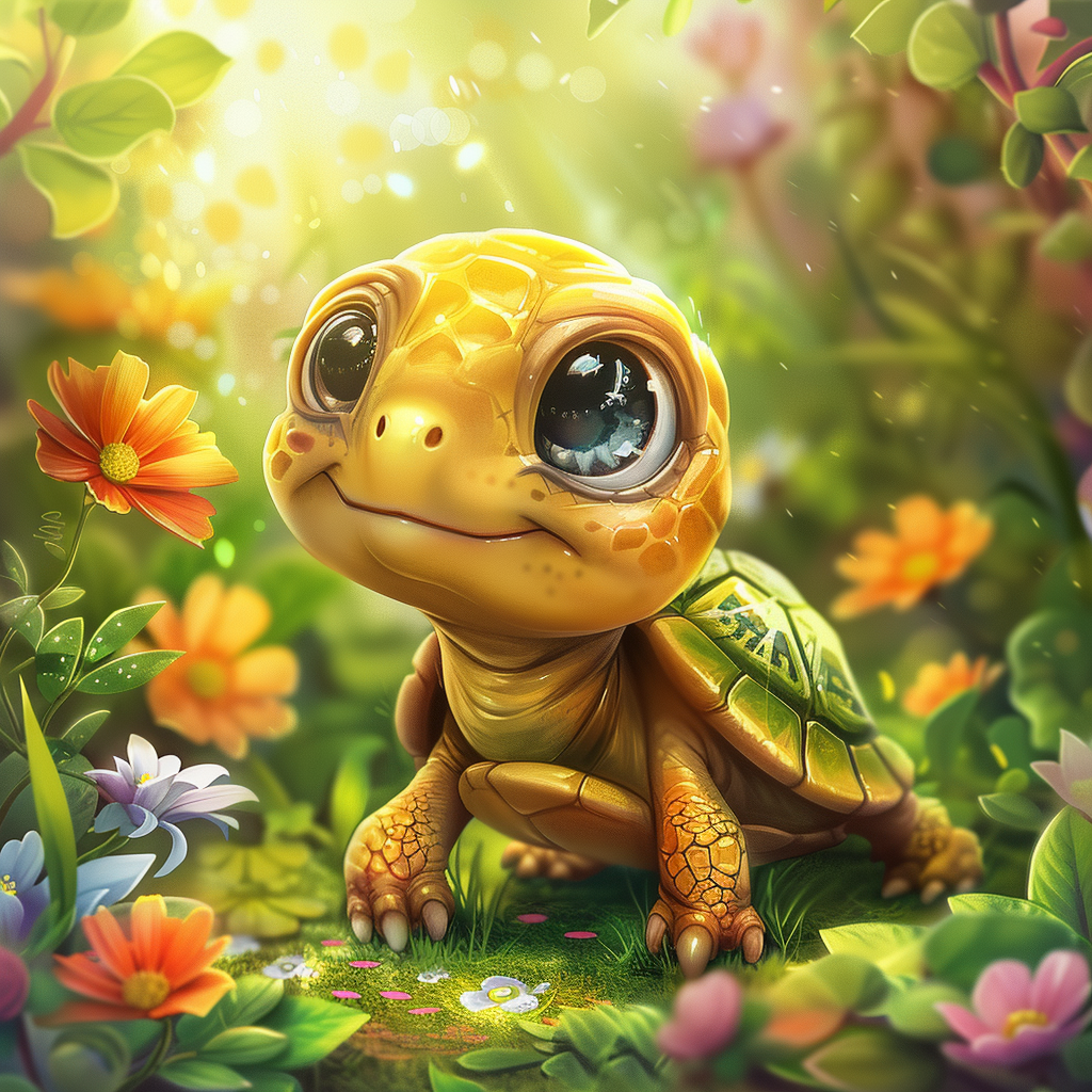 Happy Littleturtle Diamond Art Kit
