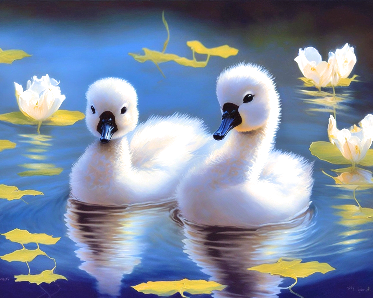 Yellow Flower Cygnet S Diamond Art Kit