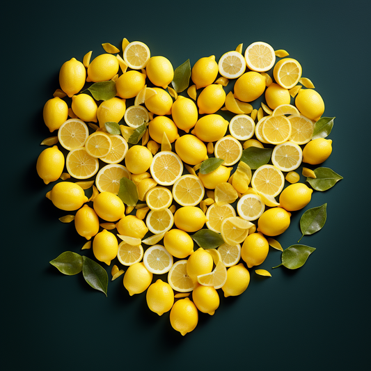 Lemon Heart Diamond Art Kit