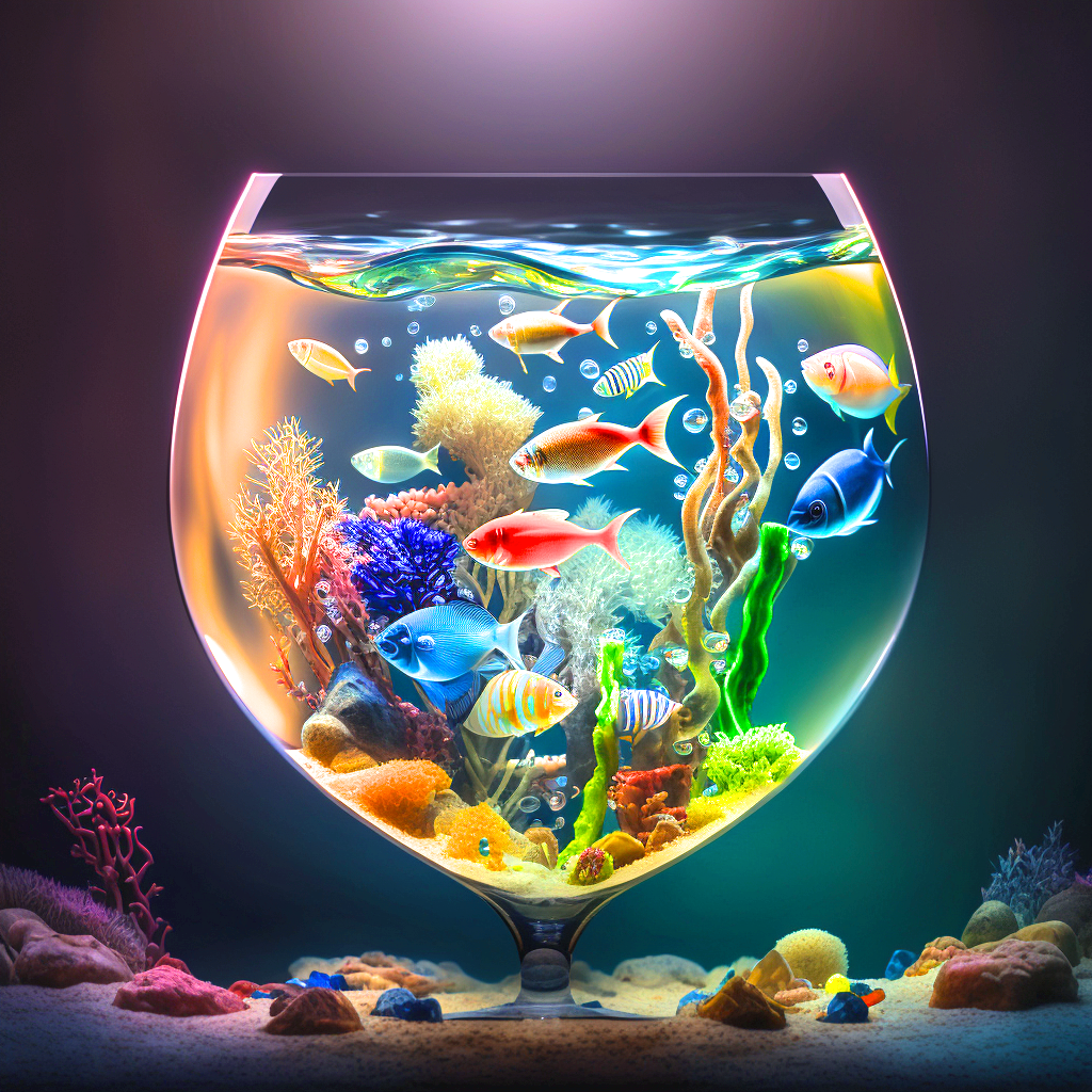 Footed Fishbowl Diamond Art Kit