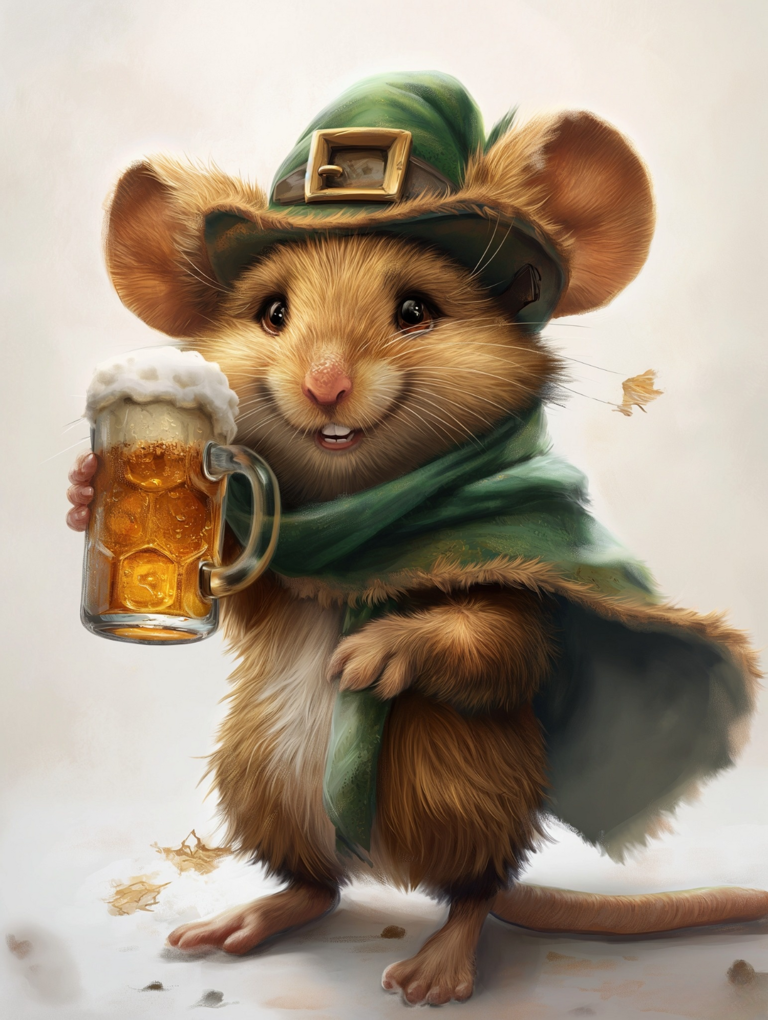St Patrick Mouse Diamond Art Kit