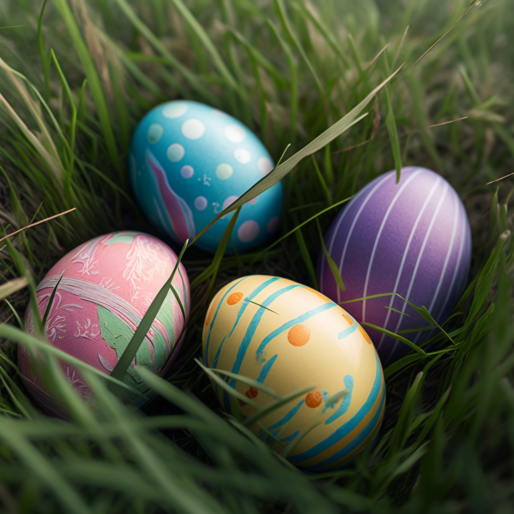 Hidden Easter Eggs Diamond Art Kit