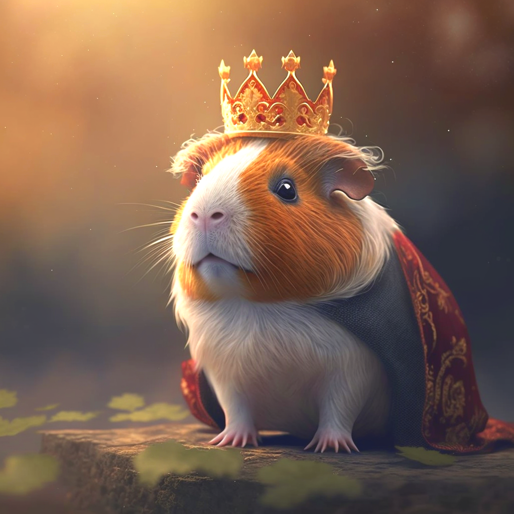 Guinea Pig King Diamond Art Kit