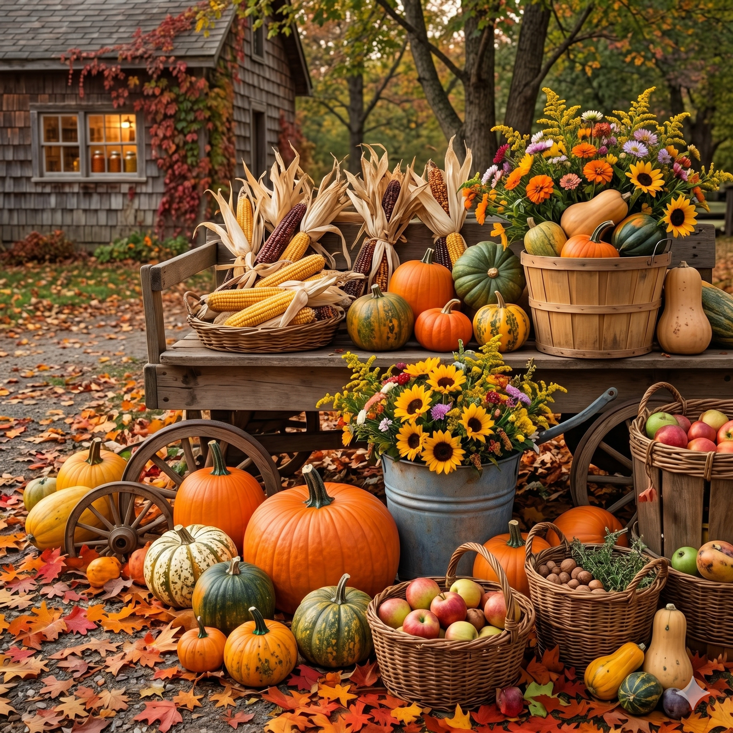 Autumn Harvest Diamond Art Kit