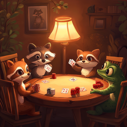 Tuesday Night Friendly Poker Game Diamond Art Kit