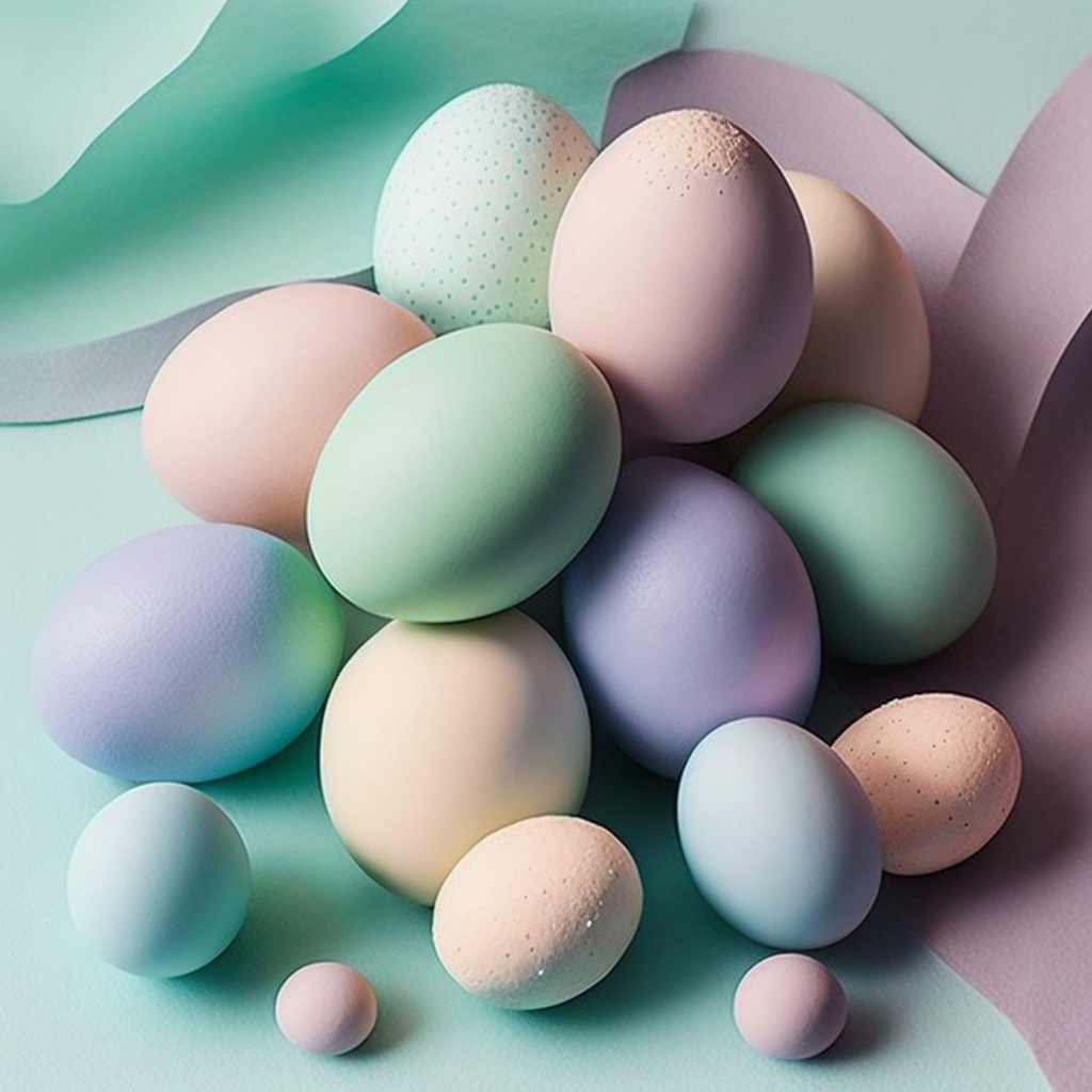 Pastel Easter Eggs Diamond Art Kit