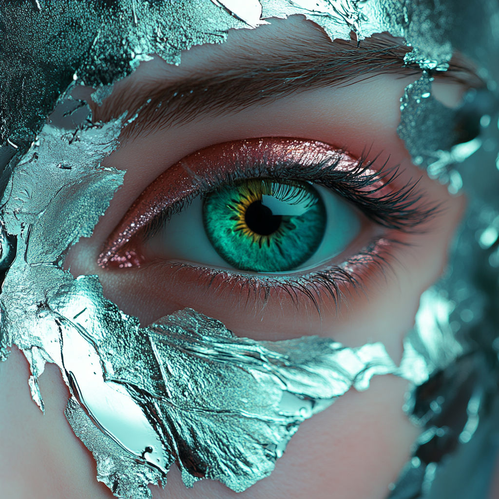 Green Shimmering Eye Diamond Art Kit