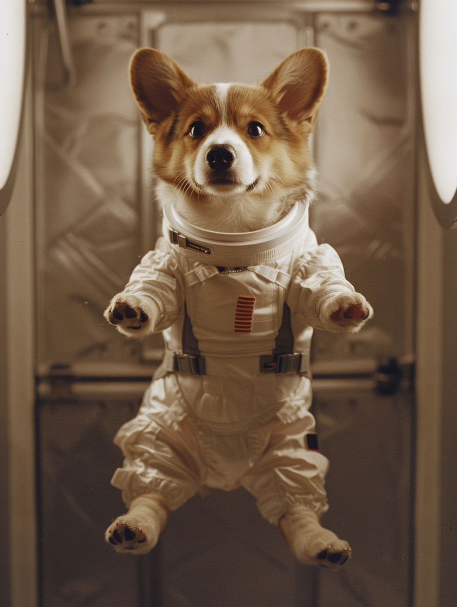 Astronaut Suit Corgi Diamond Art Kit