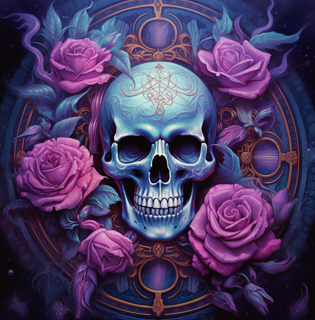 Pink Roses Kull Compass Diamond Art Kit