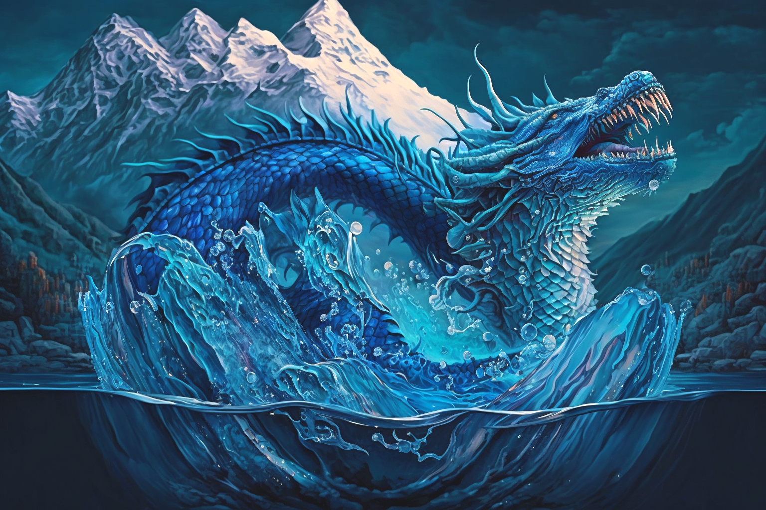 Bluewater Dragon Diamond Art Kit