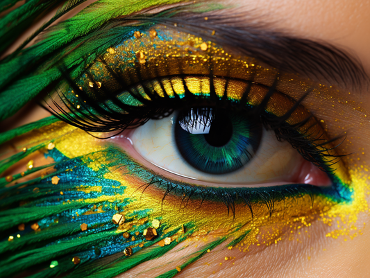 Goldglitter Green Eye Diamond Art Kit