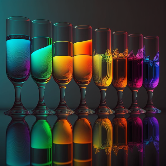 Eight Bright Glasses Diamond Art Kit