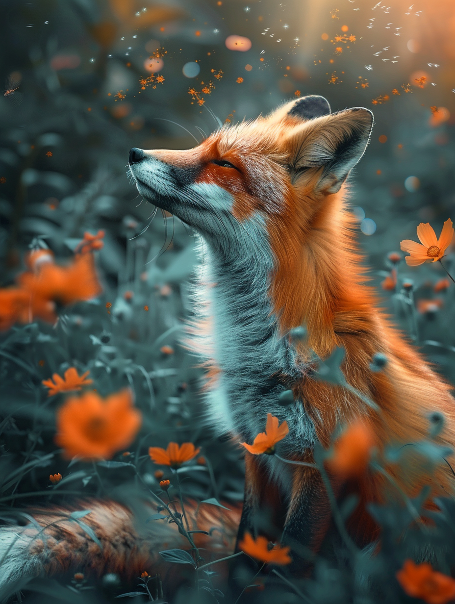 Fox In The Still Sunlight Diamond Art Kit