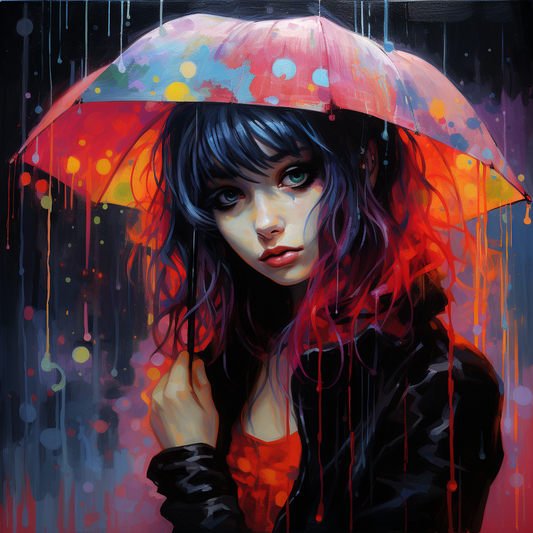 Girl Pain Train Diamond Art Kit