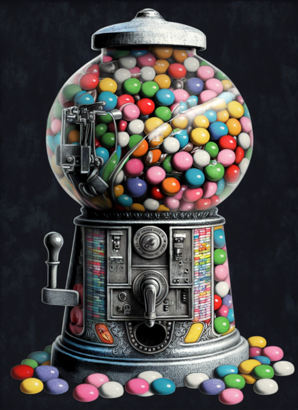 Steel Gumball Machine Diamond Art Kit