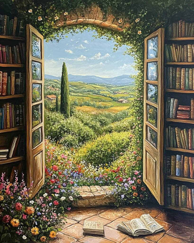 Library Door Garden Diamond Art Kit
