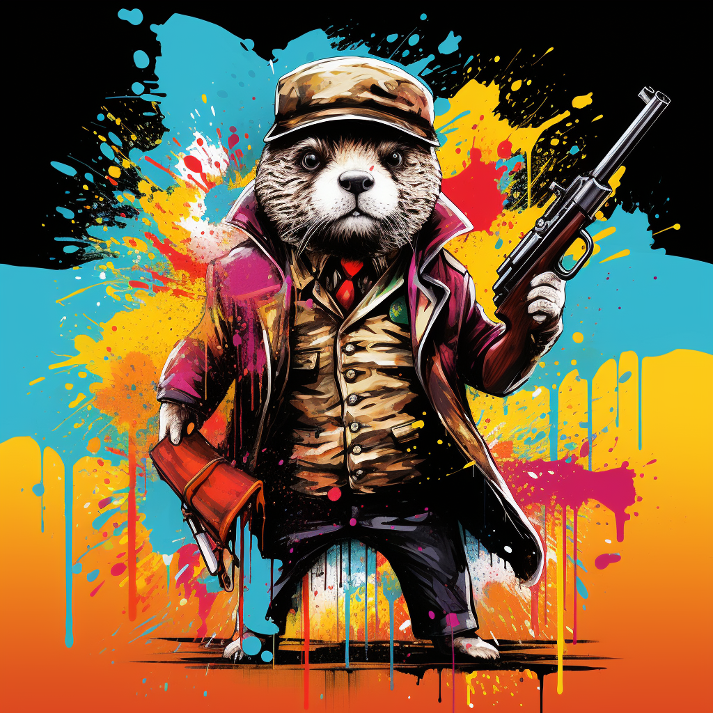 Gangster Otter Diamond Art Kit