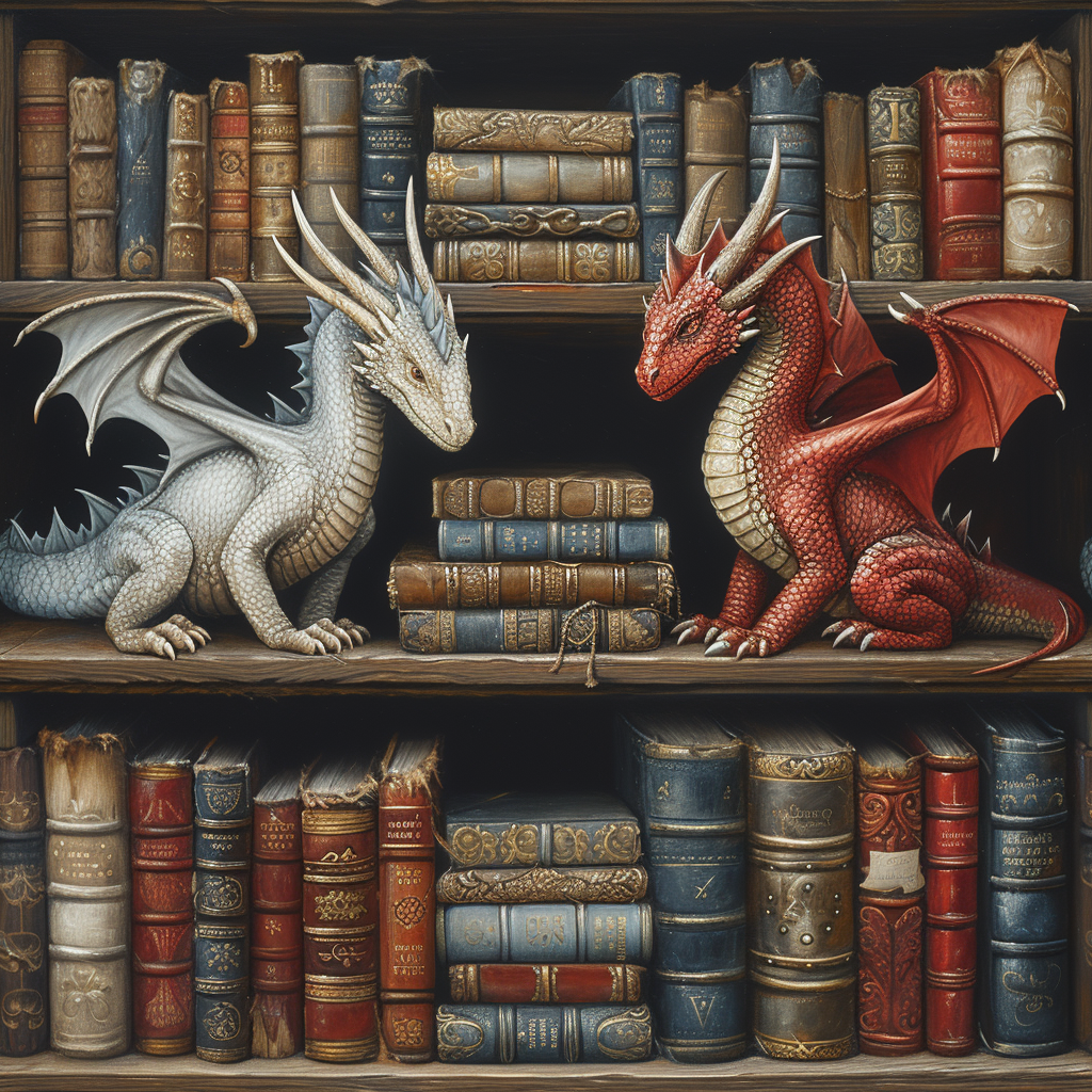 Library Dragons Diamond Art Kit