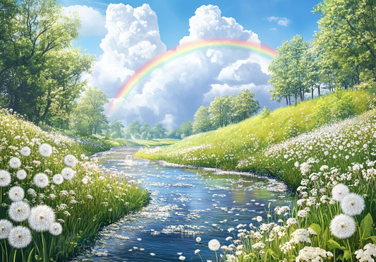 Dandelion River Rainbow Diamond Art Kit
