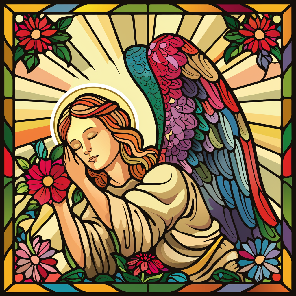 Colorful Wing Abstract Angel Diamond Art Kit