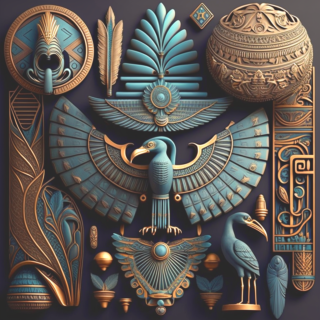Egyptian Artifacts Diamond Art Kit