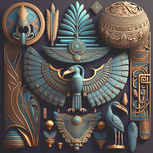 Egyptian Artifacts Diamond Art Kit
