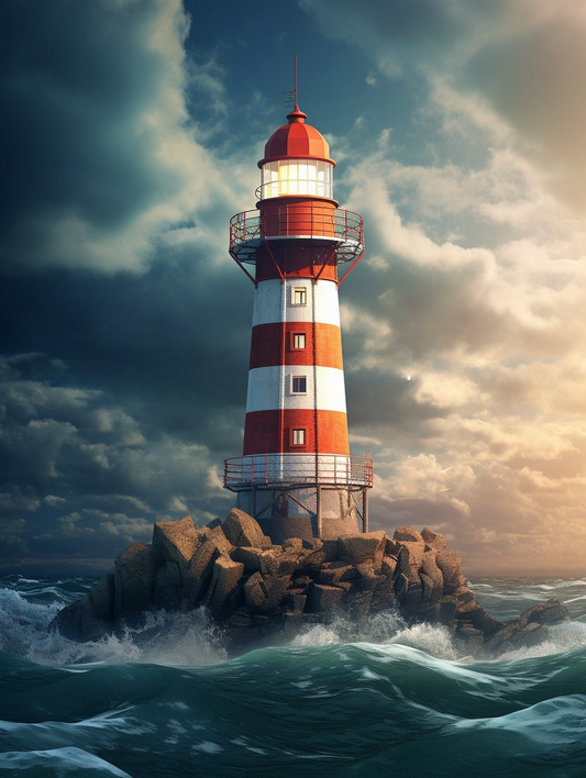Lighthouse Rock Diamond Art Kit
