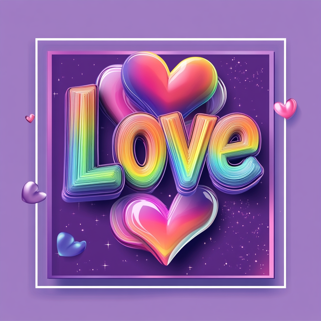 Hearts And Love Diamond Art Kit