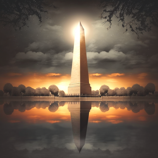 Abstract Washington Monument Diamond Art Kit
