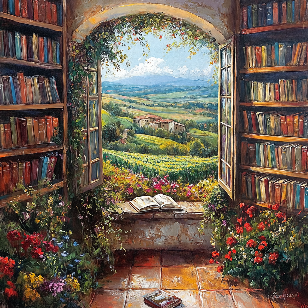 Countryside Reading Diamond Art Kit
