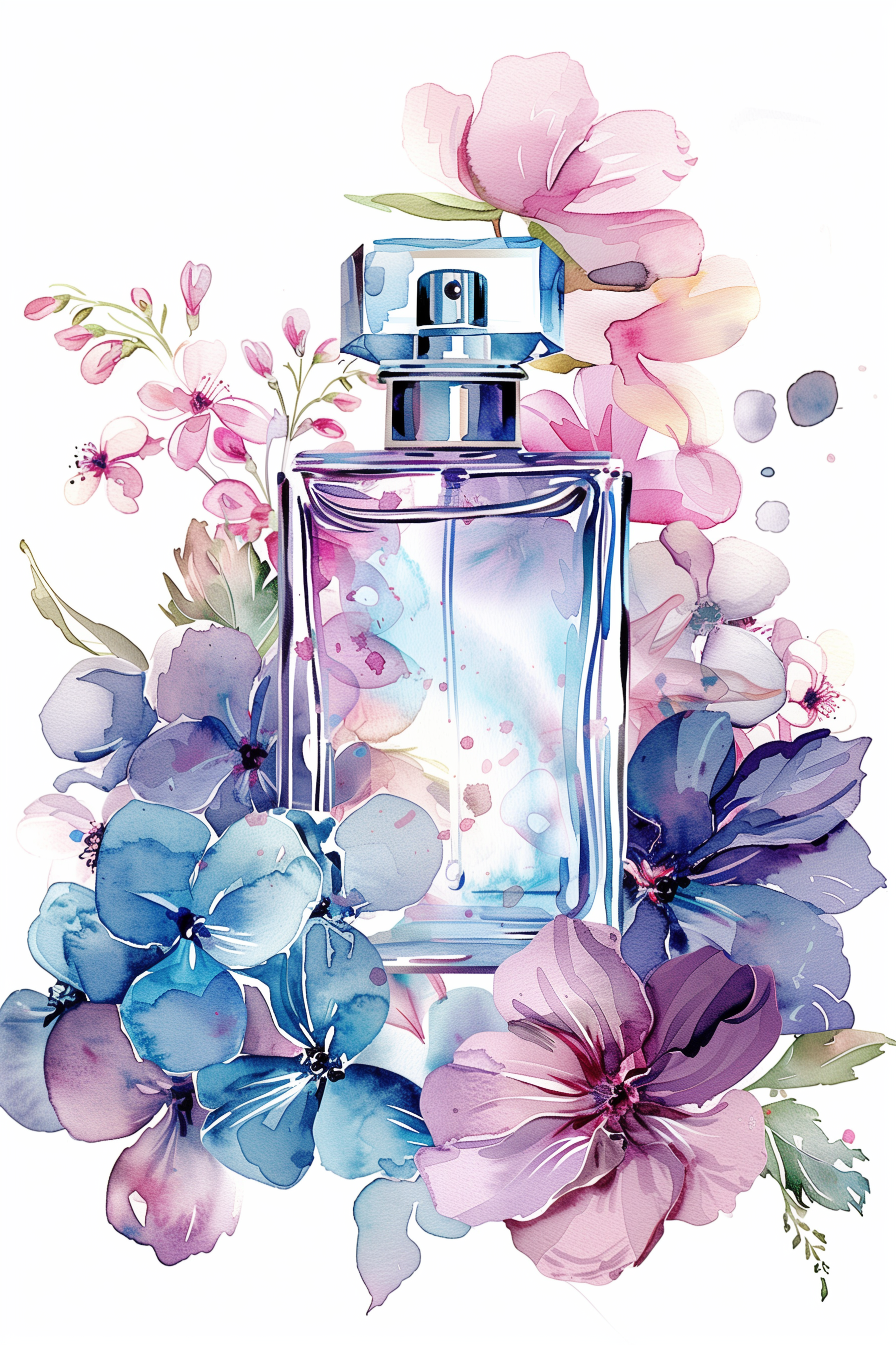 Spring Flowers And Perfume Diamond Art Kit