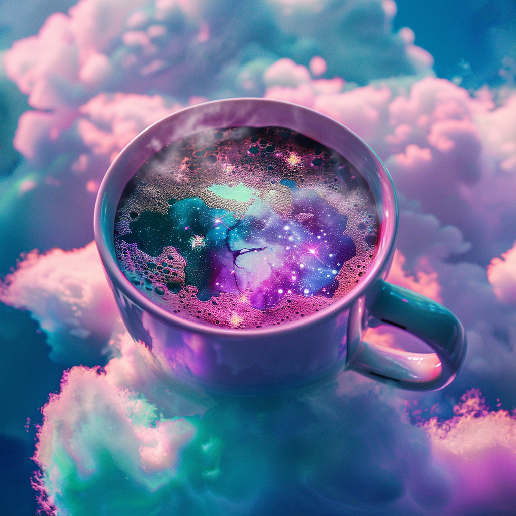 Cosmic Clouds Coffee Diamond Art Kit