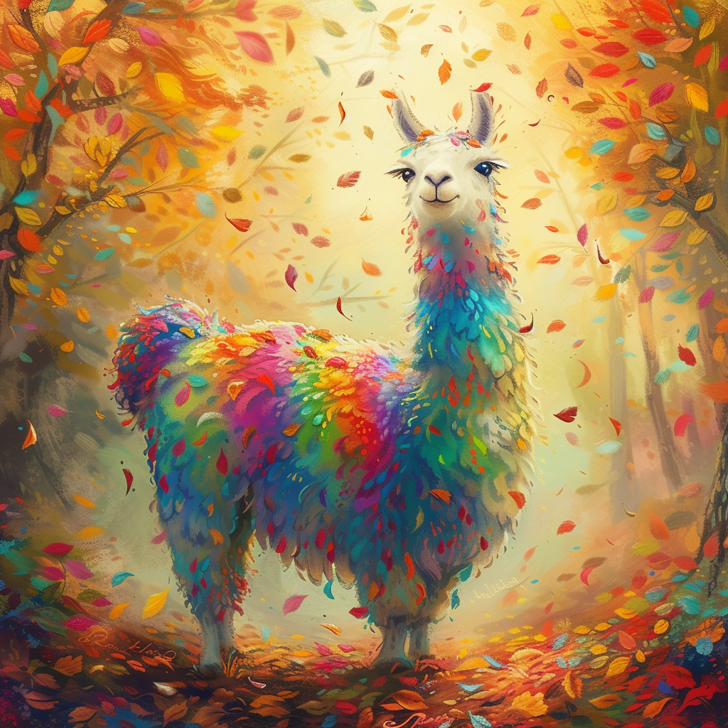 Rainbow Llama Diamond Art Kit