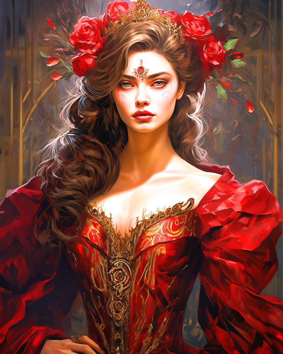 Rose Crown Queen Diamond Art Kit