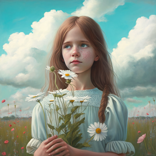 Daisy Girl Diamond Art Kit