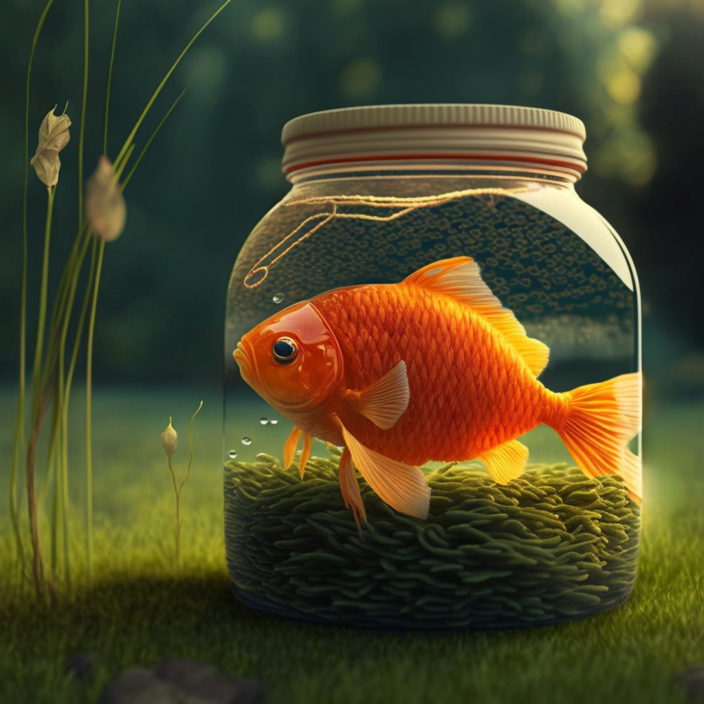 Fish In A Jar Diamond Art Kit