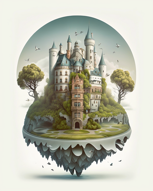 Floating Castle Diamond Art Kit