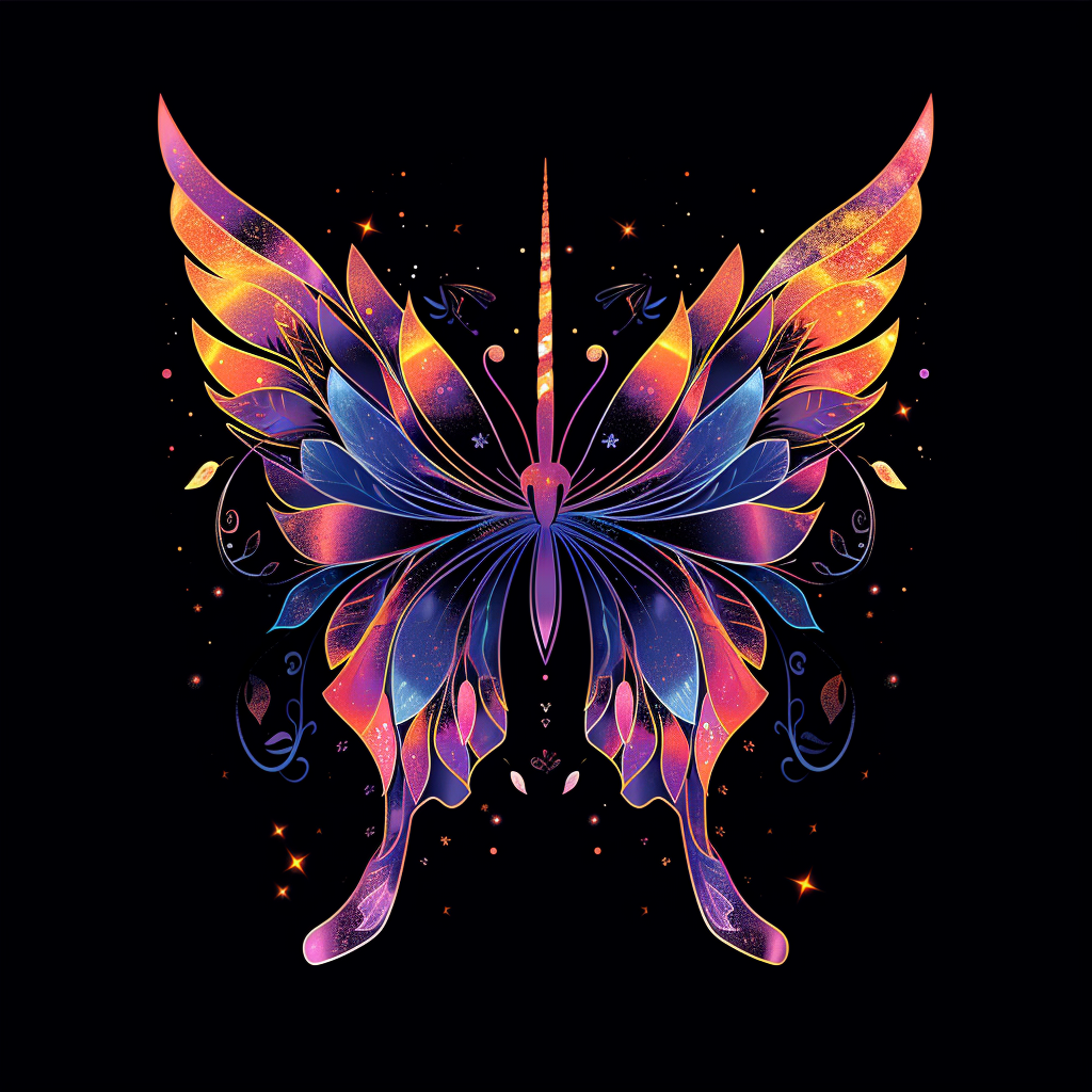 Unicorn Butterfly Diamond Art Kit