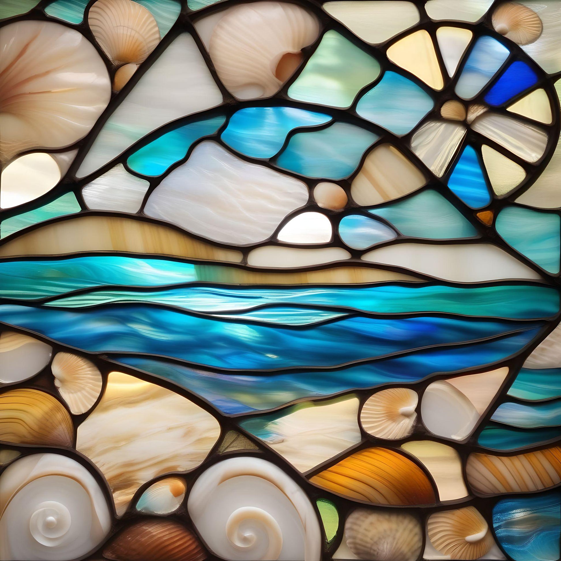 Seashell Abstract Diamond Art Kit