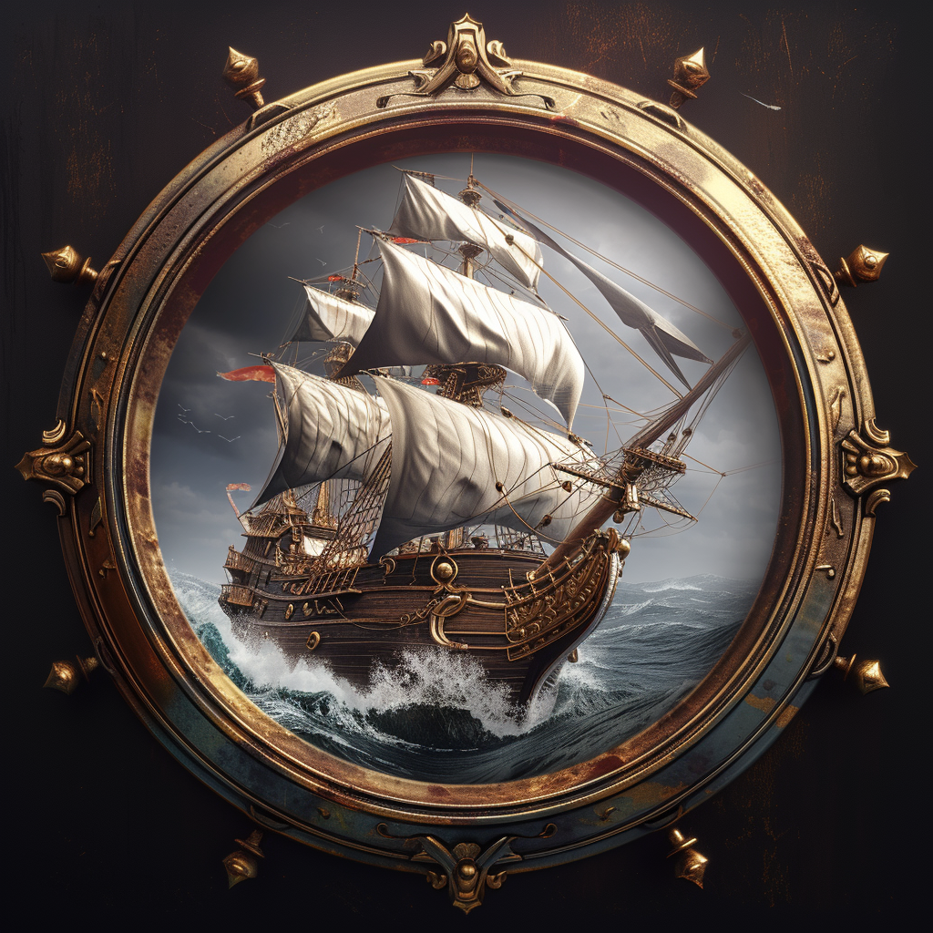 View Of A Ship Diamond Art Kit