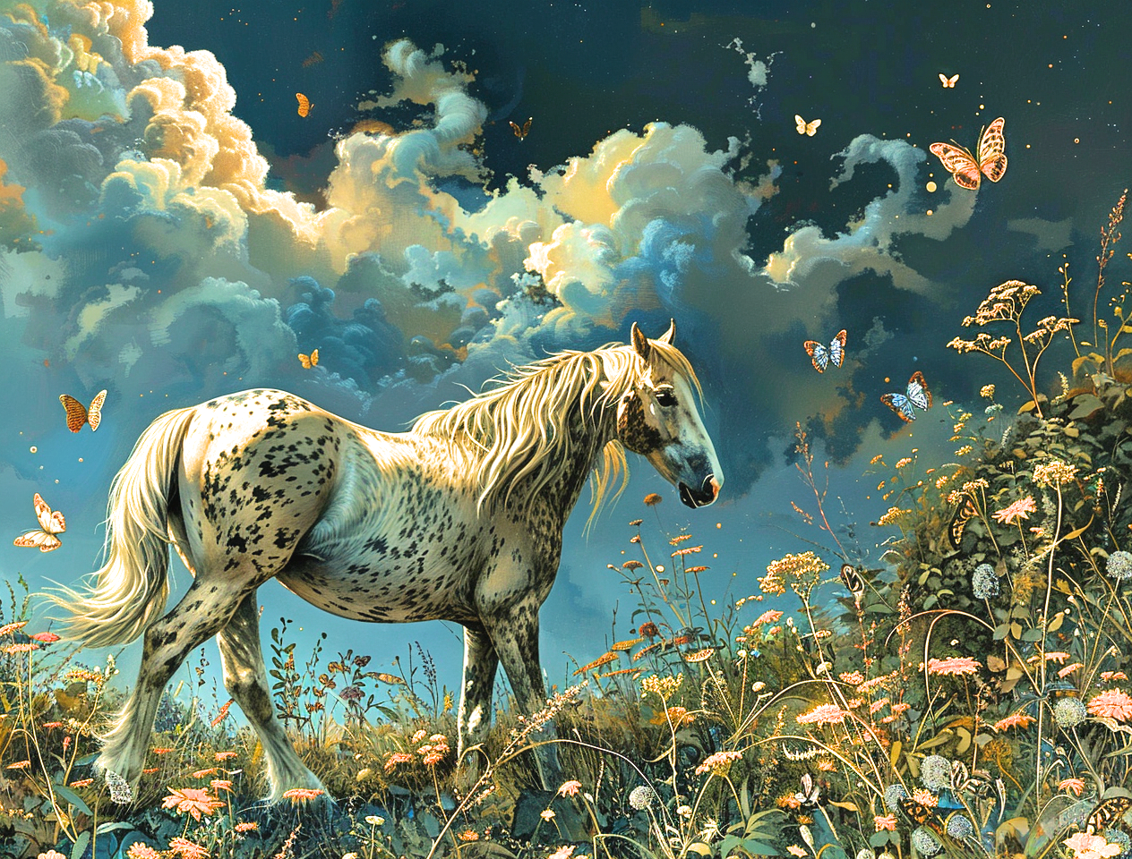 Painted Pony Butterflies Diamond Art Kit