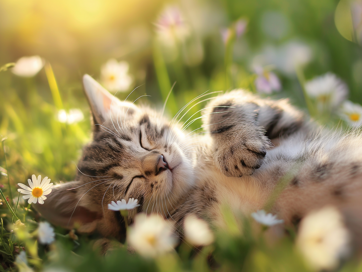 Kitten Napping In The Sunshine Diamond Art Kit