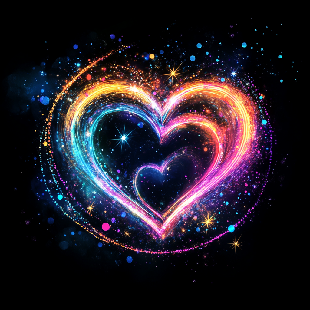 Galaxy Hearts Diamond Art Kit