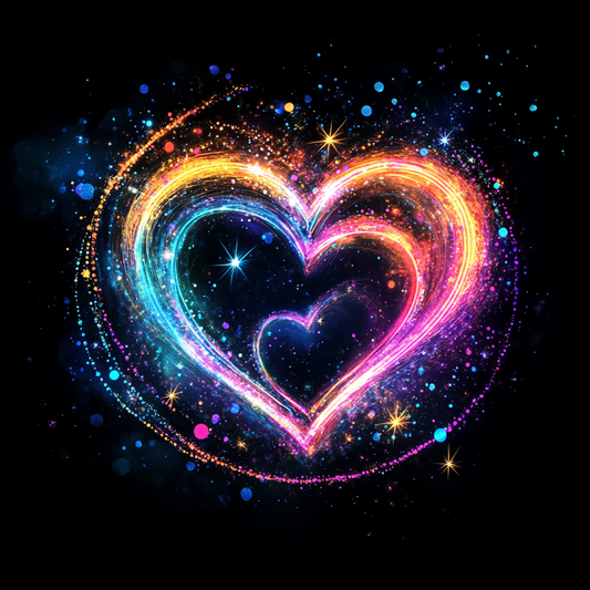 Galaxy Hearts Diamond Art Kit