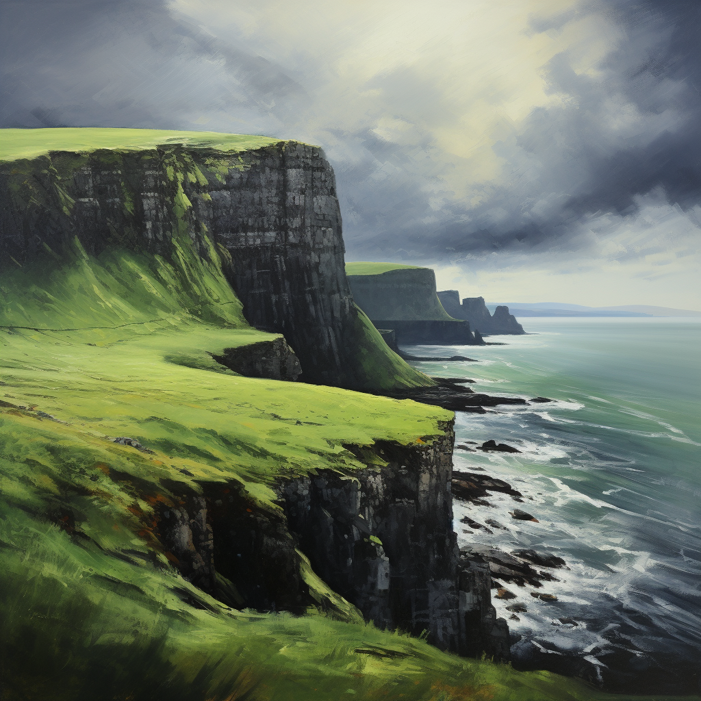 Scottish Cliffs Diamond Art Kit