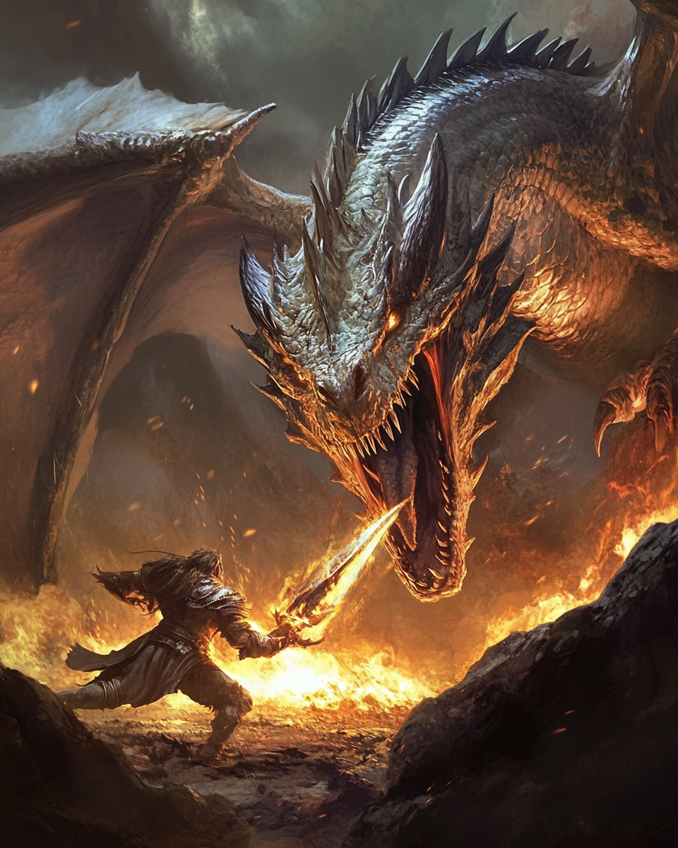 Dragon Fighter And Dragon Diamond Art Kit